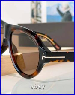Tom Ford Sunglasses Icon Collection TF1225 Dark Havana/Brown With Case New
