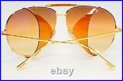 Tom Ford Sunglasses Jack-02 Oversized Unisex Large Pilot Gold FT0900 TF 900 30F