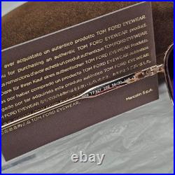 Tom Ford Sunglasses Jake Gold Metal Brown Pilot Navigator FT0827 TF 827 28E 56mm