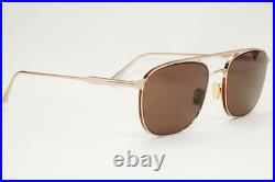 Tom Ford Sunglasses Jake Gold Metal Brown Pilot Navigator FT0827 TF 827 28E 56mm