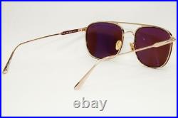 Tom Ford Sunglasses Jake Gold Metal Brown Pilot Navigator FT0827 TF 827 28E 56mm