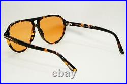 Tom Ford Sunglasses Jeffrey Brown Havana Pilot Large FT0932 TF 932 55E 59mm