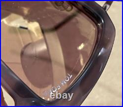 Tom Ford Sunglasses Lara-02 TF573 55Z Brown Purple Horn Gold Oversized Mirrored