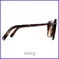 Tom Ford Sunglasses Leah FT0849 52F Dark Havana Brown Gradient