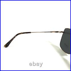 Tom Ford Sunglasses Magnus-02 TF651 28C Gold Square Wire Frames w Black Lenses