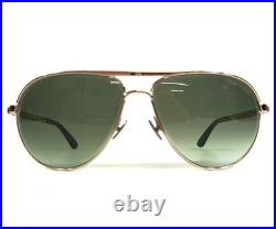 Tom Ford Sunglasses Marko TF144 28P Rose Gold Frames with Green Gradient Lenses
