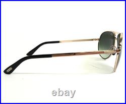 Tom Ford Sunglasses Marko TF144 28P Rose Gold Frames with Green Gradient Lenses