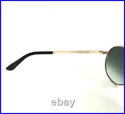 Tom Ford Sunglasses Marko TF144 28P Rose Gold Frames with Green Gradient Lenses