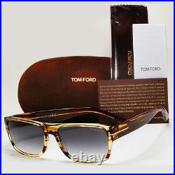 Tom Ford Sunglasses Mason Honey Brown Transparent Grey FT0445 TF 445 50B 58mm