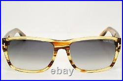 Tom Ford Sunglasses Mason Honey Brown Transparent Grey FT0445 TF 445 50B 58mm