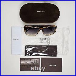 Tom Ford Sunglasses Mason Honey Brown Transparent Grey FT0445 TF 445 50B 58mm