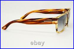 Tom Ford Sunglasses Mason Honey Brown Transparent Grey FT0445 TF 445 50B 58mm