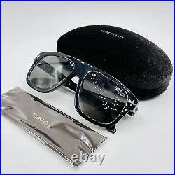 Tom Ford Sunglasses Men's Angular Black Polarized Model TF777 01D THOR New
