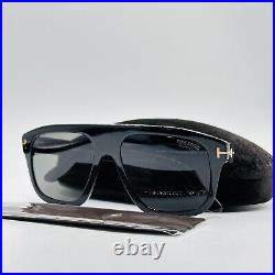 Tom Ford Sunglasses Men's Angular Black Polarized Model TF777 01D THOR New