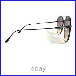 Tom Ford Sunglasses Milla TF784-D 01C Black Round Wire Aviators 61-15-140