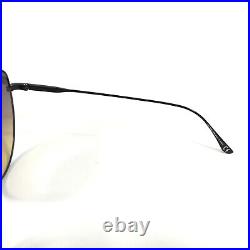 Tom Ford Sunglasses Milla TF784-D 01C Black Round Wire Aviators 61-15-140