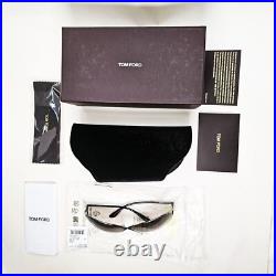 Tom Ford Sunglasses Miranda Gunmetal Brown Gradient Metal FT0130 TF 130 36F