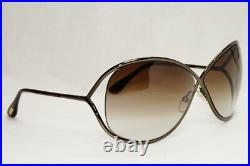 Tom Ford Sunglasses Miranda Gunmetal Brown Gradient Metal FT0130 TF 130 36F