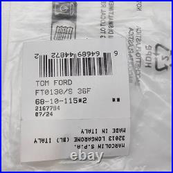 Tom Ford Sunglasses Miranda Gunmetal Brown Gradient Metal FT0130 TF 130 36F