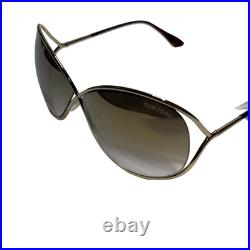 Tom Ford Sunglasses Miranda TF 130 28G Gold Women's Gradient 68-10-115 With Case