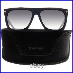 Tom Ford Sunglasses Morgan FT0513 02D Black Smoke Lenses Polarized Unisex