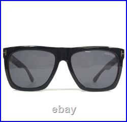Tom Ford Sunglasses Morgan TF513 05B Black Tortoise Frames with Gray Lenses