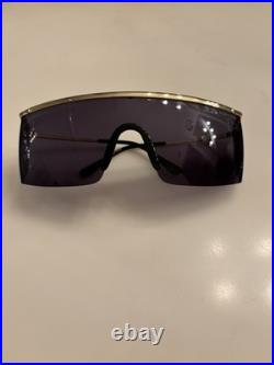 Tom Ford Sunglasses Pavlos-02 TF980 30A Black/Gold Frame Shield