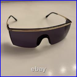 Tom Ford Sunglasses Pavlos-02 TF980 30A Black/Gold Frame Shield