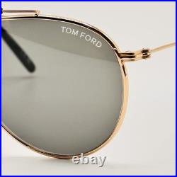 Tom Ford Sunglasses RAPHAEL-02 TF995 28A Rose Gold Aviator Frame Smoke Lens 59mm