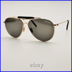Tom Ford Sunglasses RAPHAEL-02 TF995 28A Rose Gold Aviator Frame Smoke Lens 59mm