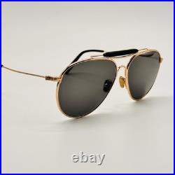 Tom Ford Sunglasses RAPHAEL-02 TF995 28A Rose Gold Aviator Frame Smoke Lens 59mm