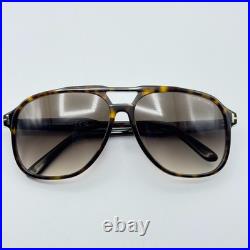 Tom Ford Sunglasses Raoul TF753 52K Havana Aviator Frame Gradient Lens 62-14-140