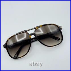 Tom Ford Sunglasses Raoul TF753 52K Havana Aviator Frame Gradient Lens 62-14-140