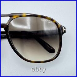 Tom Ford Sunglasses Raoul TF753 52K Havana Aviator Frame Gradient Lens 62-14-140