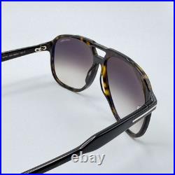 Tom Ford Sunglasses Raoul TF753 52K Havana Aviator Frame Gradient Lens 62-14-140