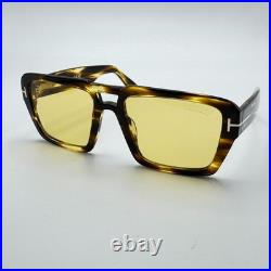 Tom Ford Sunglasses Redford TF1153 52E Havana Frame Brown Photochromic Lens 56mm