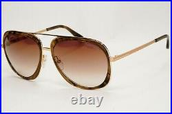 Tom Ford Sunglasses Sam Gold Gradient Brown Square Pilot FT0469 TF 469 50C a