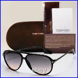 Tom Ford Sunglasses Samson Black Pilot Grey Gradient FT0909 TF 909 01B