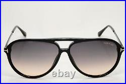 Tom Ford Sunglasses Samson Black Pilot Grey Gradient FT0909 TF 909 01B