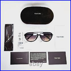 Tom Ford Sunglasses Samson Black Pilot Grey Gradient FT0909 TF 909 01B