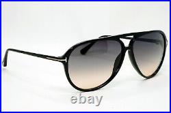 Tom Ford Sunglasses Samson Black Pilot Grey Gradient FT0909 TF 909 01B