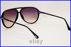 Tom Ford Sunglasses Samson Black Pilot Grey Gradient FT0909 TF 909 01B