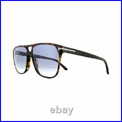 Tom Ford Sunglasses Shelton 0679 52W Dark Havana Blue Gradient