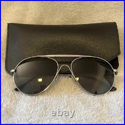 Tom Ford Sunglasses Silver Aviator Designer Fashion Eyewear Tom Ford Sunglasses Silver Aviator Designer Fashion Eyewear