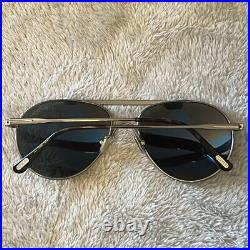 Tom Ford Sunglasses Silver Aviator Designer Fashion Eyewear Tom Ford Sunglasses Silver Aviator Designer Fashion Eyewear