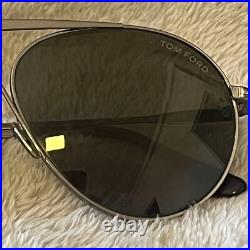 Tom Ford Sunglasses Silver Aviator Designer Fashion Eyewear Tom Ford Sunglasses Silver Aviator Designer Fashion Eyewear