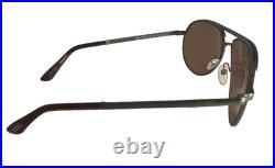 Tom Ford Sunglasses Silver Frame/ Brown Shades Original Rare TF 144 09J
