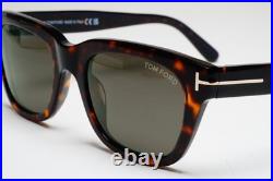 Tom Ford Sunglasses Snowdon Brown Tortoiseshell Green TF 237 FT0237 52N 52mm