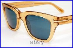 Tom Ford Sunglasses Snowdon Transparent Honey Brown Blue James Bond TF 237 45V