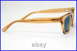 Tom Ford Sunglasses Snowdon Transparent Honey Brown Blue James Bond TF 237 45V